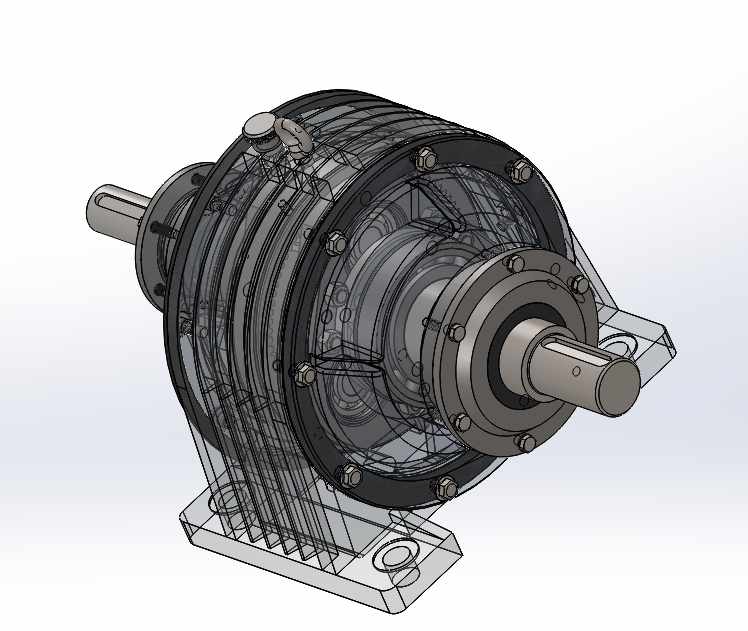 NGW型行星齿轮减速器设计（含三维SW建模及运动仿真）